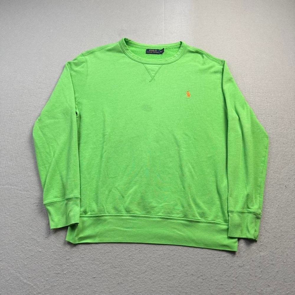 Polo Ralph Lauren Lime Green Crewneck Sweatshirt XL